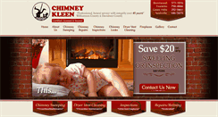 Desktop Screenshot of chimneykleen.com